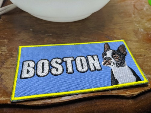 Boston terrier patch - terrier,