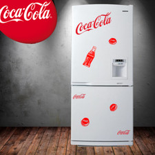 lot 7 stickers autocollant adhesif coca cola deco cuisine frigo porte decal