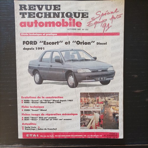 Revue technique ford escort - ford,