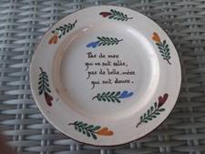 Malicorne Assiette ancienne