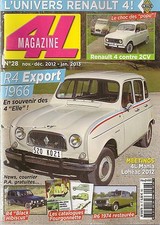 4L MAGAZINE 28 R4 EXPORT 1966