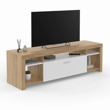 Meuble TV 140 cm MALO bois et
