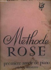 Méthode rose première année de piano. - Van de Velde Ernest - 0