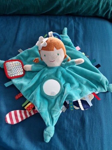 Doudou plat activités fille - doudou,