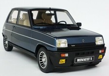 OTTO 1/12 Renault 5 Alpine Turbo 1984 Metallic Blue Large Scale Resin Model Car