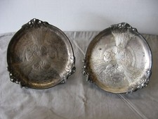 2 coupe vide poche en étain 