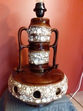 Grande et belle lampe céramique Accolay, 44,5 cms, (11 photos) -510C