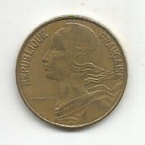 France centimes 1966 - france, 20
