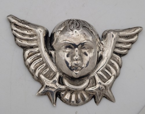 Ancien chérubin ange - ancien, argent