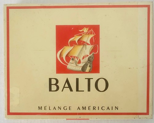 Boîte ancienne cigarettes - ancienne, à