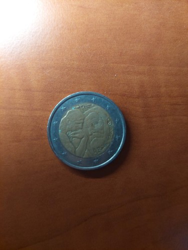 Pièce euros rodin - de,