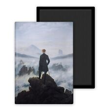 Le Voyageur contemplant mer de nuages-Friedrich-Magnet Frigo 54x78mm