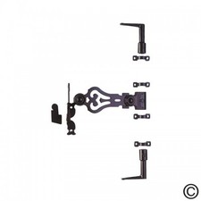 Sachet d'accessoires pour espagnolettes - Noir - Alu - Rustique TORBEL