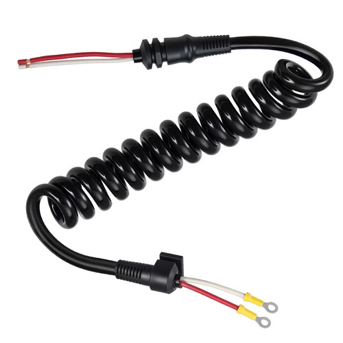 Curly cable power - coil, cord