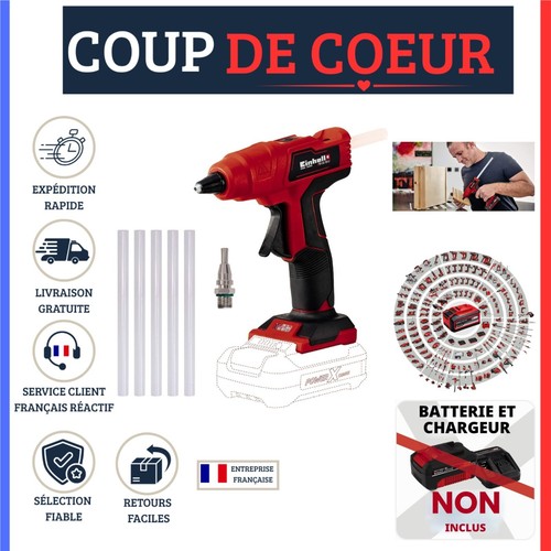 Einhell pistolet colle - à, sans