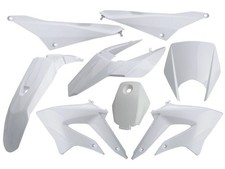 Kit 8 carénages blanc Derbi