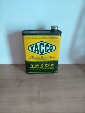 Ancien bidon d'huile automobile vide déco garage usine atelier 