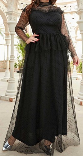 Robe dentelle col - robe,