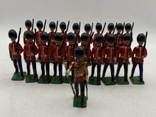 Britains soldats plomb Garde anglaise en marche lot 21 avec officier