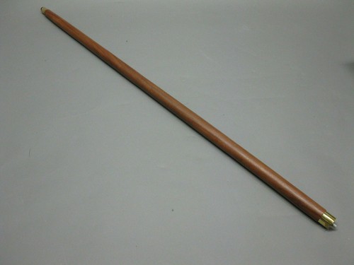 Canne marche bois marron - canne, en