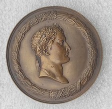 MEDAILLE NAPOLEON 1er ILE DE SAINTE HELENE  diamètre 68mm