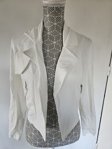 Veste blanche taille amelie - blanche, 36