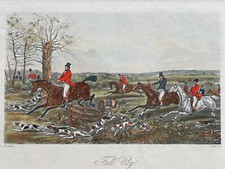 Gravure ancienne coloriée