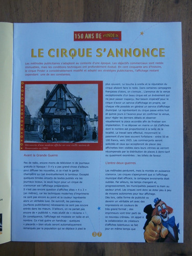 Univers cirque pinder - du,
