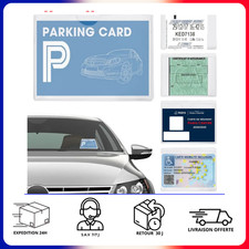 Porte-Carte Mobilité Inclusion Handicapé Stationnement Vignette Etui Autocollant
