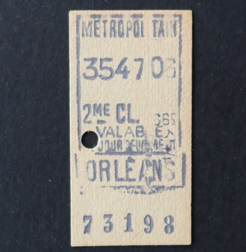 Ancien ticket paris métro - ancien,
