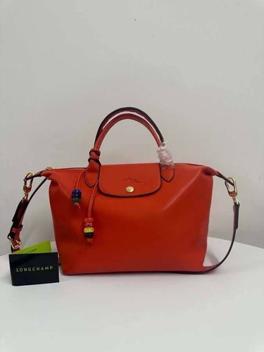 Longchamp pliage cuir bag - longchamp,