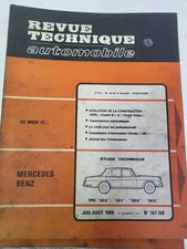 Revue Technique Automobile Mercedes-benz Types 230 SL 250S-E-SL