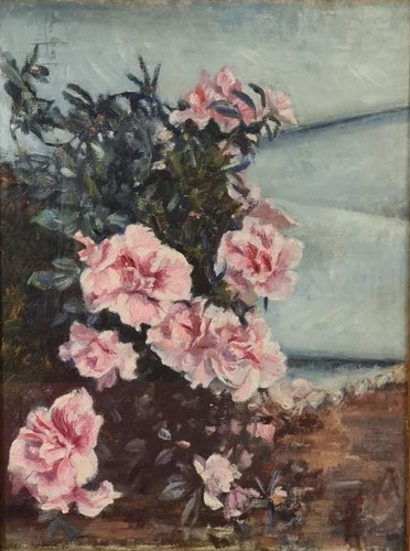 Tableau ancien huile - ancien, nature