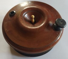 jeu jouet ancien belle roulette en bois tourné complete etat de fonctionnement