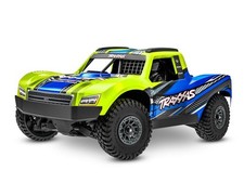 Traxxas Mini Slash 4WD Brushless BL-2S RTR 1:12 Short Course Truck jaune avec...