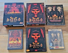 rare COMPLET DIABLO II 2 Coffret édition limitée Blizzard PC expansion Big Box