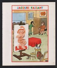Pub papier recto verso humour Jacques Faizant  peintre cambriolage coffre fort 