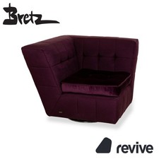 Bretz Tiziana Fauteuil En Tissu Violet