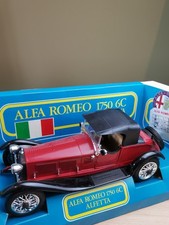 Polistil 1/16 Alfa Romeo 1750 6C Alfetta - Rouge Et Noir + Boîte
