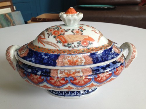 Saucière porcelaine imari - porcelaine,