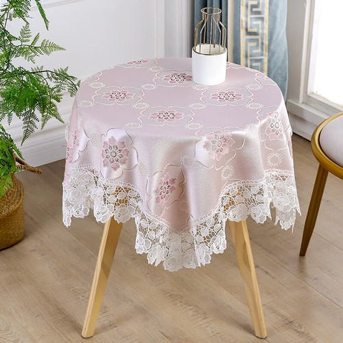 Jacquard floral nappe dentelle - jacquard,