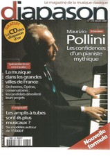 DIAPASON N°479 MAURIZIO POLLINI / MUSIQUE DS LES GDES VILLES / AMPLIS A TUBES