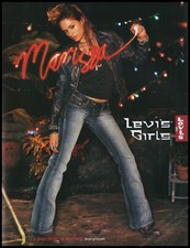 2004 Levi's Jeans High Heels Magazine Print Ad Women Fashion Long Legs boots