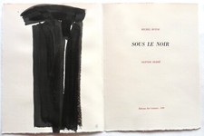 Olivier DEBRÉ Michel BUTOR 2 ENCRES 5 EAUX-FORTES signées SOUS LE NOIR dédicacé