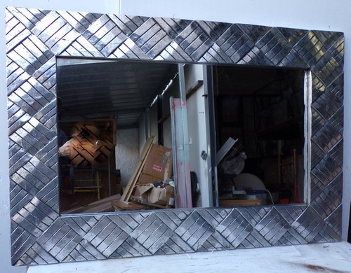Miroir bois marqueté - miroir, en