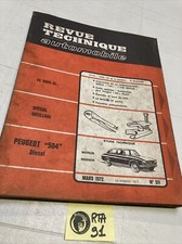 Peugeot 504 diesel indenor XD90 XD88 Revue Technique Automobile RTA