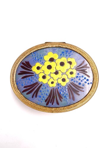 Boîte ovale art - art, déco