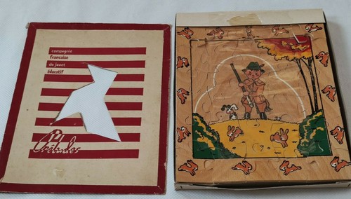 Ancien puzzle bois - puzzle, en