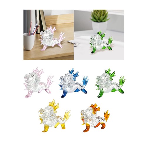 Figurine dragon verre - de,