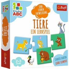 Trefl Kinder ABC Tiere Version allemande Jeu de puzzle éducatif Jeu pour enfa...